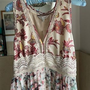 Beautiful Ranna Gil Cabaret Floral Anthropologie maxi dress new with tags.